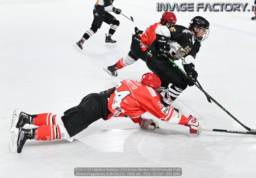 2019-11-03 Valpellice Bulldogs U19-Hockey Merano (5-2)